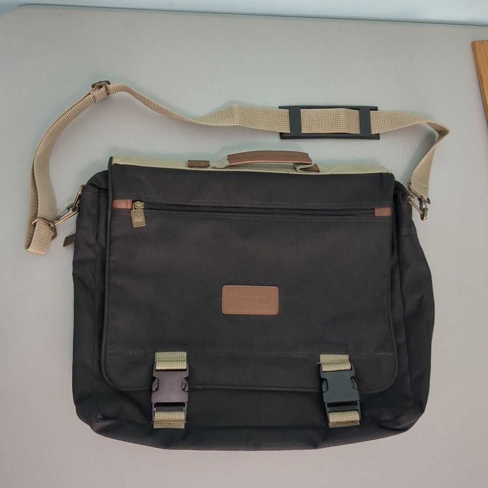 North West Canvas Laptop Messenger Bag Microsoft logo